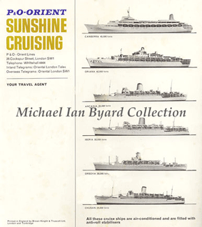 Front and Back covers 1967 Cruise Brochure